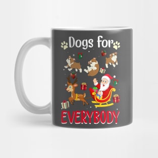 Dogs For Everybody Christmas For Bulldog Lover Mug